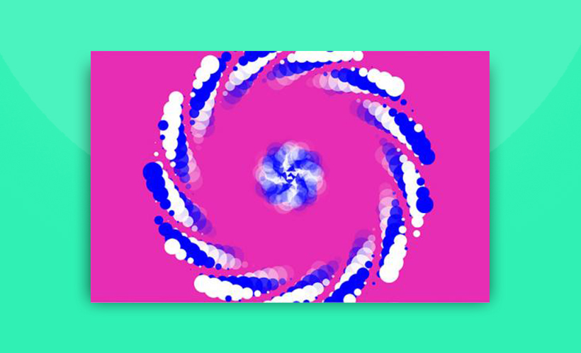 HTML5解压的旋转旋涡特效