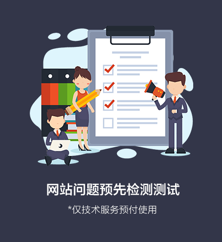 网站测试,问题检测、占位排单